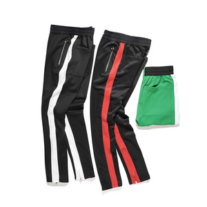 Mens Winter <b>Canvas</b> Black <b>Plain</b> Windproof Track Pants Jogger Custom Printed Logo Drawstring Closure - Product Image 1