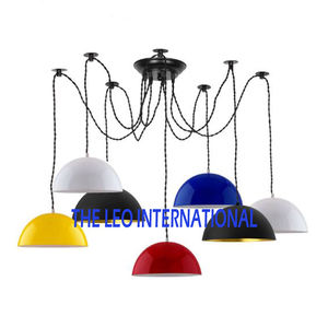 Lustre LED de luxe moderne Art Déco personnalisable pour hall d'hôtel, en verre et bois, éclairage de mariage - Product Image 4