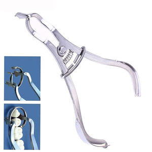 เครื่องมือทันตกรรม ยางกันน้ำลาย คีมยึดยางกันน้ำลาย คีมหนีบสีงาช้าง น้ำหนักเบา 17 ซม. สแตนเลสสตีล ได้รับการรับรองมาตรฐาน CE โดย Blush surgical - Product Image 4