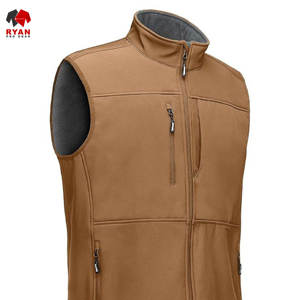 Veste softshell personnalisée Ryan Pro Gear pour homme, tissu confortable et respirant avec logo personnalisé, sans manches - Product Image 4