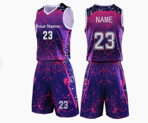 Uniforme de Baloncesto Sublimado Personalizado, Conjunto Deportivo Transpirable de Secado Rápido para Equipos - Product Image 3