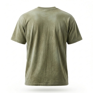 T-Shirt Personalizzata a Vestibilità Regolare, Produttore OEM, <span class=keywords><strong>Abbigliamento</strong></span> Ecologico in Misto Cotone ad Asciugatura Rapida per <span class=keywords><strong>Uomo</strong></span> - Product Image 2