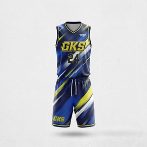 Ensemble d'uniformes de basketball personnalisés par sublimation, maillot et short de basketball pour hommes, uniforme d'équipe sportive, fabricant OEM - Product Image 1