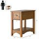 Comodino Contemporaneo con Cassetto e Ripiano Aperto - Product Image 6