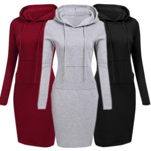 Nuevas Sudaderas Casuales con Bolsillos Lisos para Mujer, Sudaderas con Capucha de Manga Larga - Product Image 1