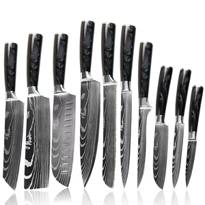 LEGACY BLADES Premium Damascus Steel Japanese Chef <b>Knife</b> <b>Set</b> Resin Handle Factory Manufacturer OEM ODM Wholesale - Product Image 1