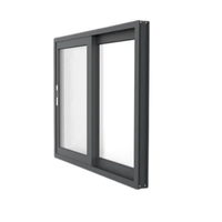 Zweigleisiges Festes Trennwand-Aluminium-Schiebefenster Glas-Raumteiler Aluminiumrahmen Büroraumtrennwand Fensterlieferant für Büros