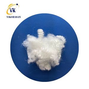 Fibra Vikohasan de Alta Calidad, Reciclable, 100% Poliéster, Fibra Corta, Color Blanco Sólido, Precio Económico para Material Geotextil No Tejido - Product Image 3