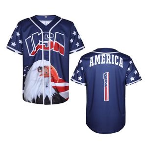 Maillots de baseball personnalisés, uniformes 100% polyester respirant, séchage rapide, sublimation, OEM, vente en gros, vêtements de sport, noms d'équipes, joueurs - Product Image 1