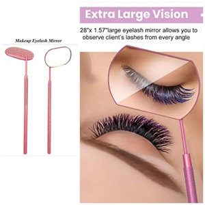 Professional Eyelash <b>Mirror</b> Precision Lash Extension Beauty <b>Makeup</b> Inspection Tool OEM ODM Factory Manufacturer Supplier - Product Image 4