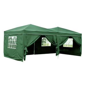 Carpa Apilable 3-6 Personas, Impermeable, de Tela Oxford con Estructura de Hierro, para Exposiciones, Eventos, Publicidad y Protección Solar - Product Image 3