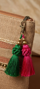 Latkan de Borlas de Hilo Hecho a Mano para Blusa, Lehenga, Saree, Borla Decorativa Colgante, Accesorio de Vestido Étnico, Latkan Nupcial - Product Image 6
