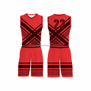 Tenues de basketball personnalisées pour hommes, kits de sublimation, tailles plus grandes, respirantes, évacuant l'humidité, pour l'entraînement sportif universitaire, été - Product Image 3