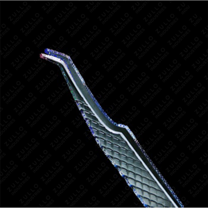 Stainless Steel Eyelash Extension Tweezers Diamond Grip Volume Lash <b>Tools</b> Customizable Private Label Professional - Product Image 6