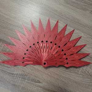 Ventilador de Mano Portátil de Madera Natural Moderno con Acabado Pintado a Mano y Diseño Ergonómico, Refrigeración Manual Sostenible - Product Image 6