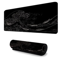 Tapis de souris personnalisé avec logo, grande taille XXL, tapis de souris pour jeux, tapis de clavier avec logo personnalisé, design carré imprimé