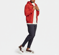 Blouson bomber kaki léger pour homme, fermeture éclair, style décontracté, poignets élastiques, style aviateur