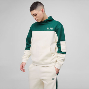 Men’s Premium Regular Fit <b>Colour</b> Block Hooded Tracksuit <b>Set</b> – Hoodie & Jogger Pants - Product Image 3