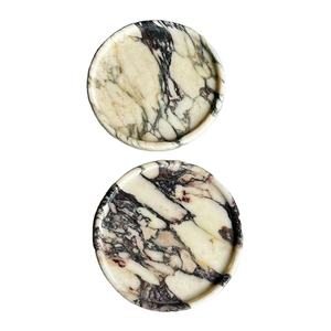 Plateau en marbre onyx massif, plateau à fruits en marbre naturel, plateau en pierre de cristal - Product Image 1