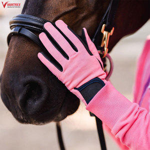 Top Trending Customizable Leather Full Finger Non-Slip Horse Riding Glove with Breathable Adjustable Features for Summer Use - Product Image 5