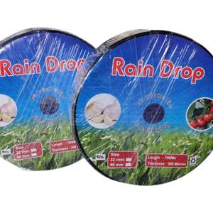 Manguera de Riego por Goteo de Plástico Negro Resistente con Gotero Plano Integrado para Riego Automático de Campos Agrícolas, Jardines e Invernaderos - Product Image 3