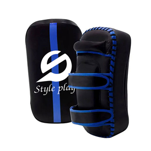 แผ่นป้องกันขาคุณภาพสูงหนัง PU สำหรับ MMA คาราเต้ มวยไทย ขายดีที่สุด ปรับแต่งได้ตามต้องการ ทนทาน สำหรับคิกบ็อกซิ่ง - Product Image 1