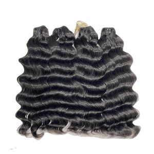 Lâche ondulé Double dessiné Double trame 100% Extension de cheveux humains vietnamiens tissage cheveux cuticule aligné best-seller pour les femmes noires - Product Image 5