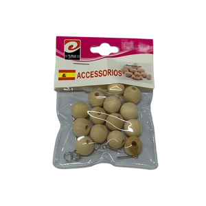 Cuentas de Madera Natural de 4 mm, Artículos de Cuentas y Surtidos de Cuentas - Product Image 2