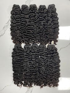 BUNLES DE CHEVEUX BOUCLÉS DOUBLE Top Tendance pour les femmes noires Meilleures extensions de cheveux en dentelle avec TOUTE TEXTURE BOUCLÉE Excellente expédition - Product Image 5