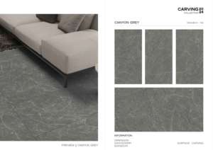 Carreaux de porcelaine émaillée polie avec surface à gravures profondes pour des solutions de revêtement de sol et de mur intérieurs de luxe - Product Image 3