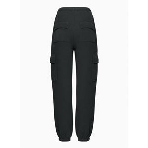 Pantalones Cargo de Pierna Ancha para Mujer, Cintura Alta, Tallas Grandes, Invierno, Tie Dye, Mezcla de Poliéster/Algodón, Moda Casual - Product Image 2