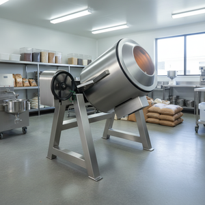 Machine de revêtement automatique au GPL pour la torréfaction des noix et du café |   Micron Inde |   Acier inoxydable de qualité alimentaire |   440V |   Papier/Film plastique - Product Image 3