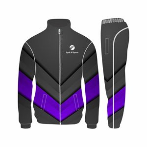 Men's Custom <b>Polyester</b> Fleece Tracksuit Sublimated Winter Sweatsuit Hoodie <b>Joggers</b> Plus Size Casual Fitness Streetwear Tracksuit - Product Image 5