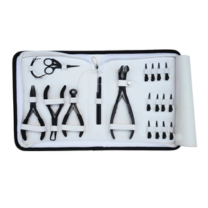 Kit de 4 Pinzas de Acero Inoxidable para Extensiones de Cabello con Micro Clips |   Alta Calidad, Tamaño y Color Personalizables |   CLASTY INSTRUMENTS Profesional - Product Image 1
