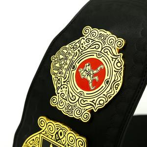 Ceinture de championnat personnalisée fabriquée en usine, boucle en plaque de cuivre, qualité supérieure, ceinture de titre personnalisée pour les événements sportifs - Product Image 2