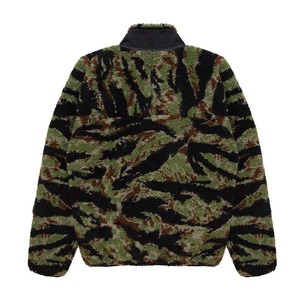 Chaqueta de invierno para hombre de forro polar con cremallera completa, cuello alto, informal, cortavientos, ajuste regular, exterior de poliéster, bolsillos con cremallera, venta al por mayor - Product Image 4