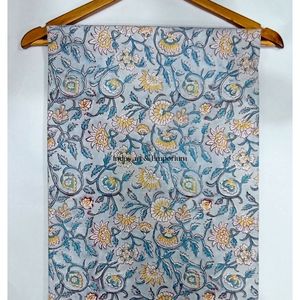 Tela de Algodón Cambray Estampada a Bloques 60x60, Tela de Algodón con Estampado Tradicional Jaipuri - Product Image 6