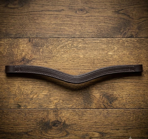 Diadema de cuero liso negro y marrón para caballo, disponible en todos los tamaños, formas y colores personalizados, de fabricante mayorista de la India. - Product Image 1