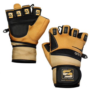 Top Quality 100% Genuine Leather Gym Gloves Fitness <b>Training</b> Wrist Support <b>Weight</b> Lifting Gloves in Apt Price - Product Image 1