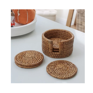 Sous-verres/serviettes de table en rotin naturel de qualité supérieure pour boissons, tasses à thé, vaisselle et accessoires de table, achetez chez UF INTERNATIONAL crafts - Product Image 4