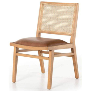 Silla de Comedor Ecológica Más Vendida con un Diseño Moderno y Duradero, Estructura de Madera de Teca, Asiento de Espuma Afelpada, Adecuada para Hoteles - Product Image 2