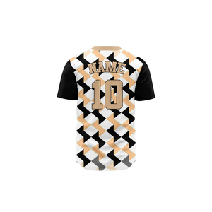 Camiseta de Béisbol OEM de Secado Rápido, 100% Poliéster, Manga Corta, Ropa Deportiva, Personalizable con Nombre y Número del Equipo - Product Image 4