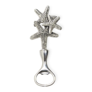 Juego de 2 abridores de botellas de acero inoxidable, acabado martillado pulido en plata antigua, abridor de cerveza de diseño metálico, accesorio para bar. - Product Image 4