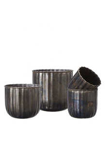 Meilleures ventes : Jardinières en fer ondulé en zinc, design minimaliste, plateaux de jardin, pots – Fournisseurs en gros en Inde - Product Image 2