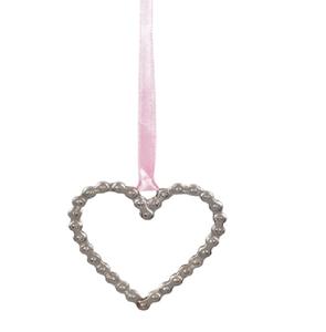 Adorno Navideño Colgante en Forma de Corazón con Cuentas Rojas, Hecho a Mano, Duradero, Impermeable, Estilo Moderno, Decoración Directa de Fábrica - Product Image 6