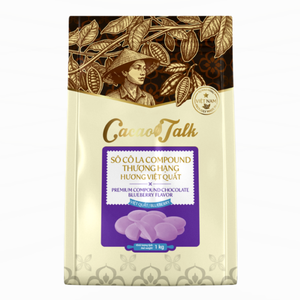 Suministros para Repostería, Fabricación y Venta al por Menor, Chocolate Compuesto de Arándanos HALAL, Botón de Cacao de 1KG, Marca Privada, Personalizado, Global - Product Image 1