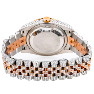 Montre Moissanite Iced Out VVS Diamant Hip Hop Tendance Acier Inoxydable Quartz Bracelet 20mm Cadran Verre - Product Image 1