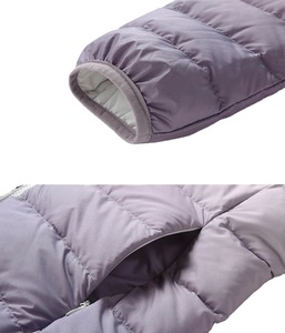 Nueva chaqueta degradada de moda para mujer invierno con capucha 90% abrigo relleno de pato ultraligero otoño cálido Parkas cortavientos transpirable - Product Image 4