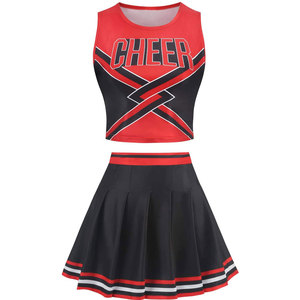 Uniforme de cheerleading à capuche pour adultes Econex Sports personnalisé, vente en gros, conception OEM, motif imprimé par transfert thermique, polyester léger 140g - Product Image 1