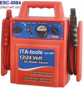 Boîtier de qualité militaire Pro-Booster 12V/24V et voltmètre + protection contre les surtensions avec chargeur rapide - Product Image 1
